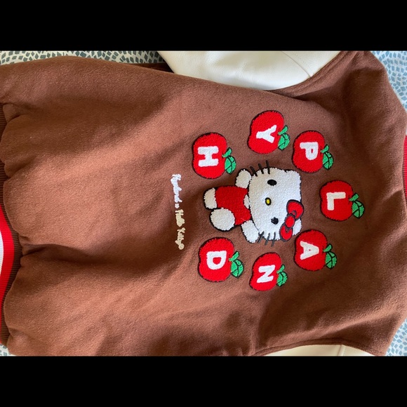 Hello kitty apples varsity bomber jacket - Picture 8 of 9
